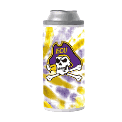 East Carolina Pirates 12oz Tie Dye Slim Can Coolie