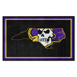 East Carolina Pirates 4ft. x 6ft. Plush Area Rug