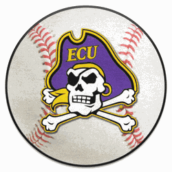 East Carolina Pirates Baseball Rug - 27in. Diameter