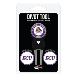 East Carolina Pirates Divot Tool Pack - Signature tool w/ 3 markers