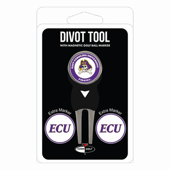 East Carolina Pirates Divot Tool Pack - Signature tool w/ 3 markers