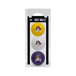 East Carolina Pirates Golf Balls - 3 Pack