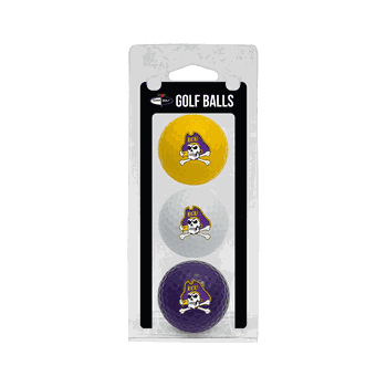 East Carolina Pirates Golf Balls - 3 Pack
