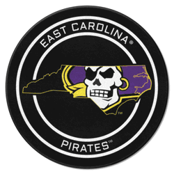 East Carolina Pirates Hockey Puck Rug - 27in. Diameter