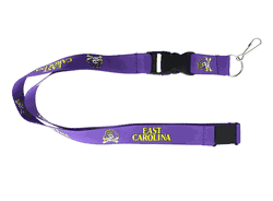 East Carolina Pirates Lanyard - Purple