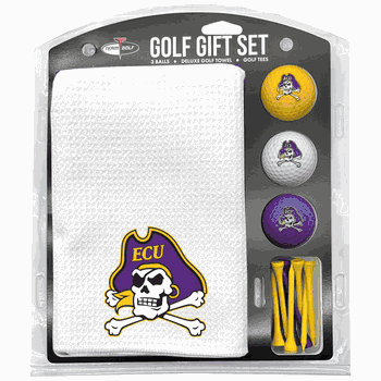 East Carolina Pirates Microfiber Towel Gift Set - 16 x 40 (White)