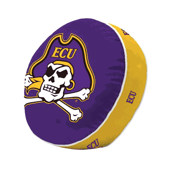East Carolina Pirates Puff Pillow