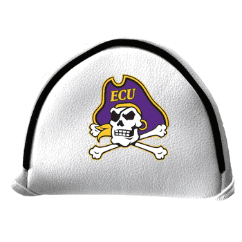 East Carolina Pirates Putter Cover - Mallet (White)