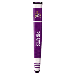 East Carolina Pirates Putter Grip (Colored with white stripes)