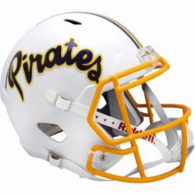 East Carolina Pirates Speed Full Size Replica Football Helmet Matte White