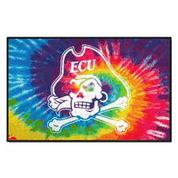 East Carolina Pirates Tie Dye Starter Mat Accent Rug - 19in. x 30in.