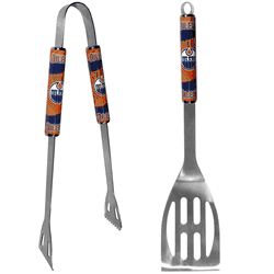 Edmonton Oilers 2 pc Steel BBQ Tool Set