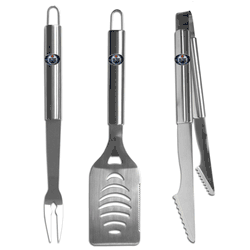 Edmonton Oilers 3 pc Stainless Steel BBQ Set