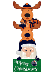 Edmonton Oilers 31" Santa Stack Leaner