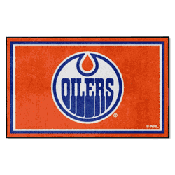 Edmonton Oilers 4ft. x 6ft. Plush Area Rug