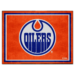 Edmonton Oilers 8ft. x 10 ft. Plush Area Rug