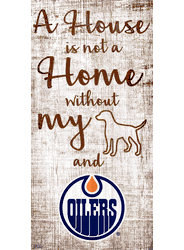 Edmonton Oilers A House is not a Home Sign