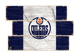 Edmonton Oilers American Flag 3 Plank