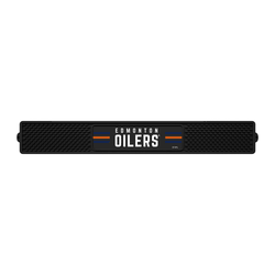 Edmonton Oilers Bar Drink Mat - 3.25in. x 24in.