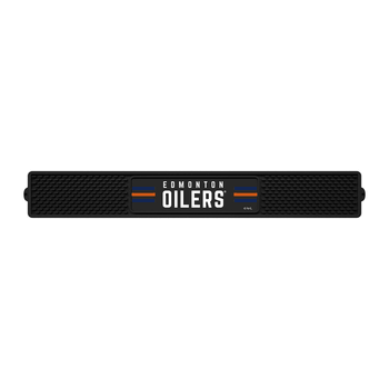 Edmonton Oilers Bar Drink Mat - 3.25in. x 24in.