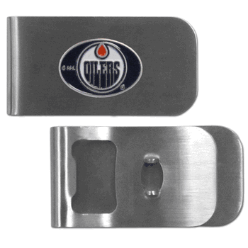 Edmonton Oilers Bottle Opener Money Clip