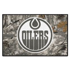Edmonton Oilers Camo Starter Mat Accent Rug - 19in. x 30in.