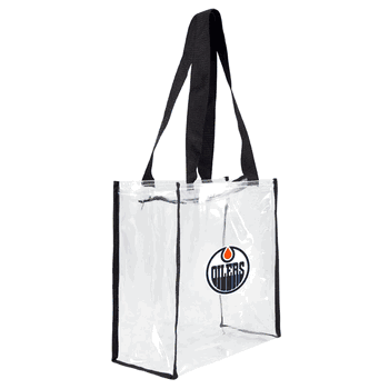 Edmonton Oilers Clear Square Stadium Tote