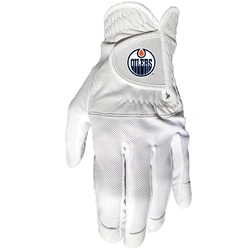 Edmonton Oilers Cool mesh with cabretta leather - one size - mens left