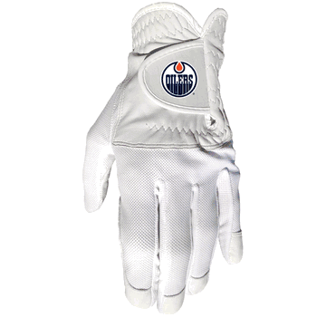 Edmonton Oilers Cool mesh with cabretta leather - one size - mens left