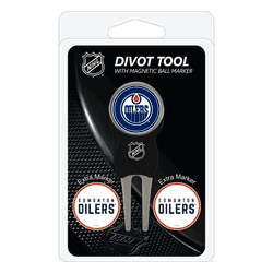 Edmonton Oilers Divot Tool Pack - Signature tool w/ 3 markers