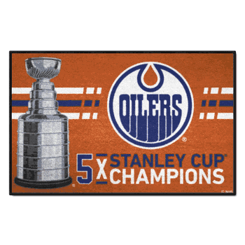 Edmonton Oilers Dynasty Starter Mat Accent Rug - 19in. x 30in.