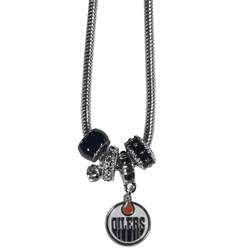 Edmonton Oilers Euro Bead Necklace