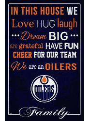 Edmonton Oilers In This House 17x26