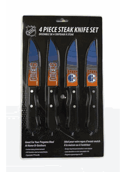 Edmonton Oilers Knife Set - Steak - 4 Pack