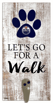 Edmonton Oilers Leash Holder 6x12 Sign