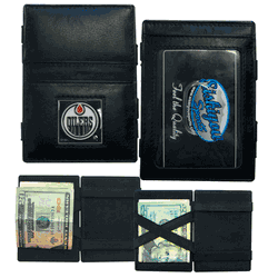 Edmonton Oilers Leather Jacob's Ladder Wallet