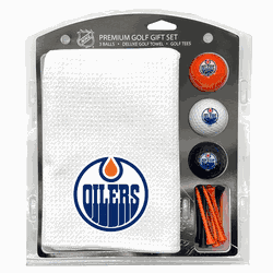 Edmonton Oilers Microfiber Towel Gift Set - 16 x 40 (White)