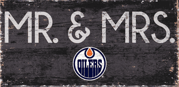 Edmonton Oilers Mr. & Mrs. Sign