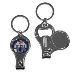 Edmonton Oilers Nail Care/Bottle Opener Key Chain