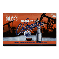 Edmonton Oilers NHL Champion Washable Rug 20x32 inches