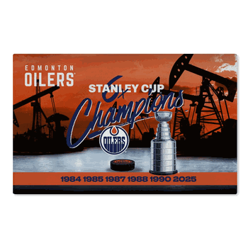 Edmonton Oilers NHL Champion Washable Rug 20x32 inches