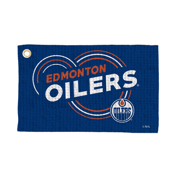 Edmonton Oilers NHL Droplets Waffle Fan Towel 16x25 inches