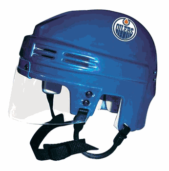 Edmonton Oilers NHL Mini Helmet Team Color