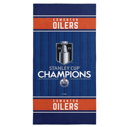 Edmonton Oilers NHL Unify Beach Towel 30x60 inches