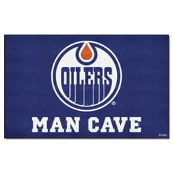 Edmonton Oilers Oilers Man Cave Ulti-Mat Rug - 5ft. x 8ft.