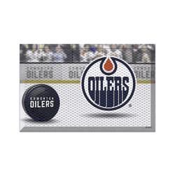 Edmonton Oilers Oilers Rubber Scraper Door Mat