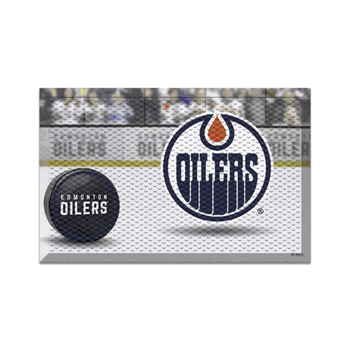 Edmonton Oilers Oilers Rubber Scraper Door Mat
