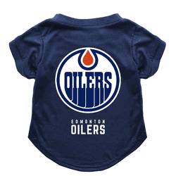Edmonton Oilers Pet T-Shirt Large