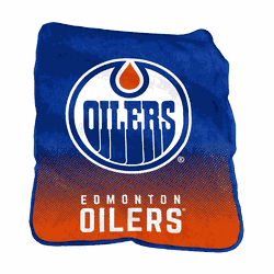 Edmonton Oilers Raschel Throw