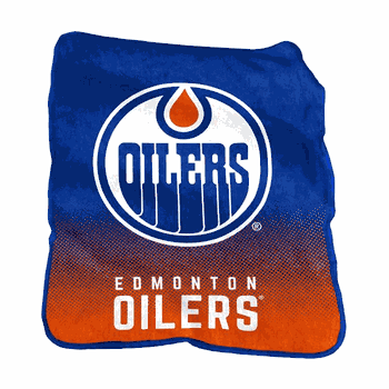 Edmonton Oilers Raschel Throw